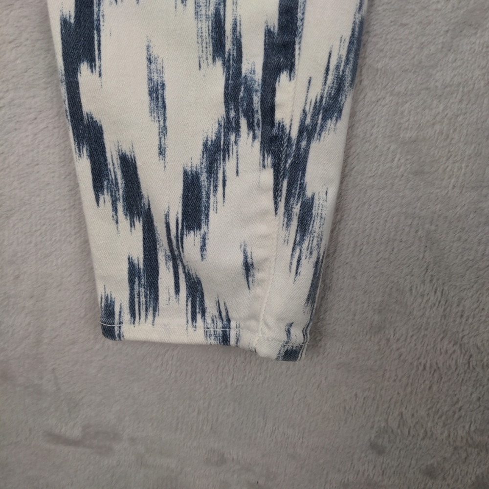 Paige Verdugo Ultra Skinny Jeans Women Sz 26 White Blue Stretch Coastal Cowgirl - Picture 7 of 13